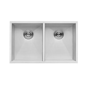 Double Bowl Square Edge Sink