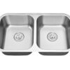Rounded Double Bowl Kitchen Sink